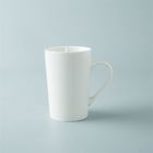 Cratch Resistant 13oz White Ceramic Mugs Tall Customized Pattern