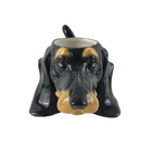 Cute 3d Animal Face Dog Ceramic Coffee Mug Customized Hand Painted